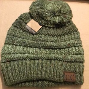 Green CC Beanie